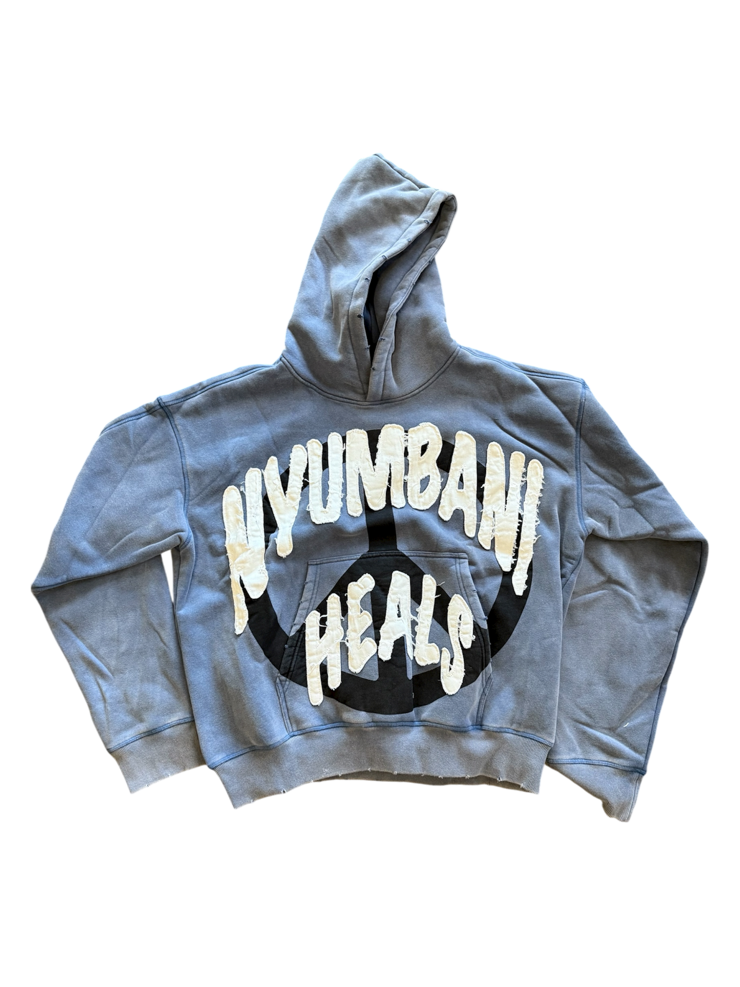 Blue Nyumbani Heals Hoodie (Washed)