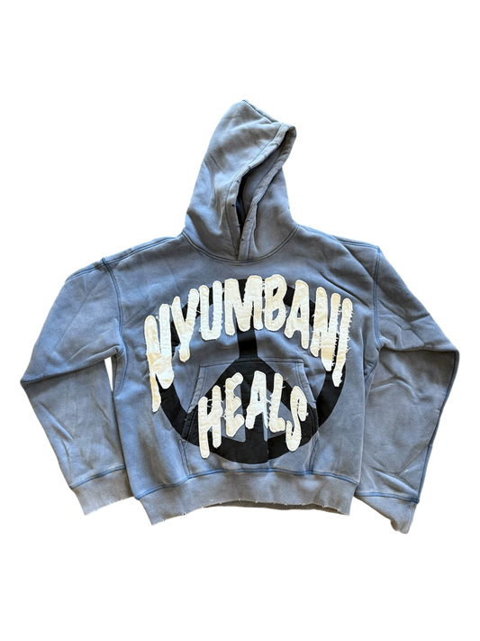 Blue Nyumbani Heals Hoodie (Washed)