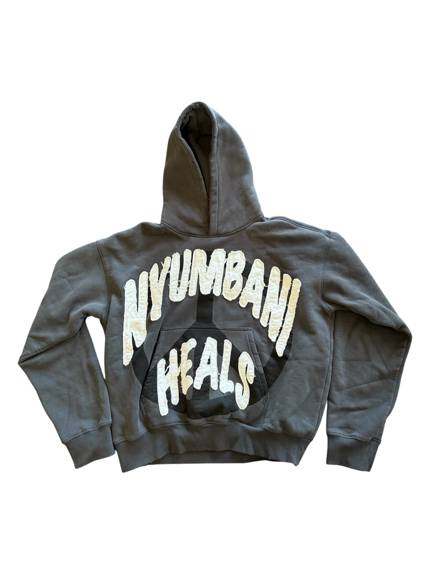 Grey Nyumbani Heals Hoodie (Washed)